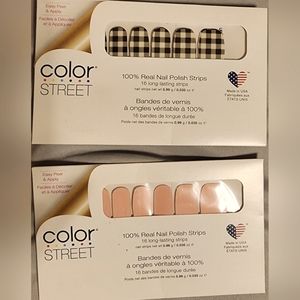 Color Street 2 pack Plaid About You & Himalayan Salt